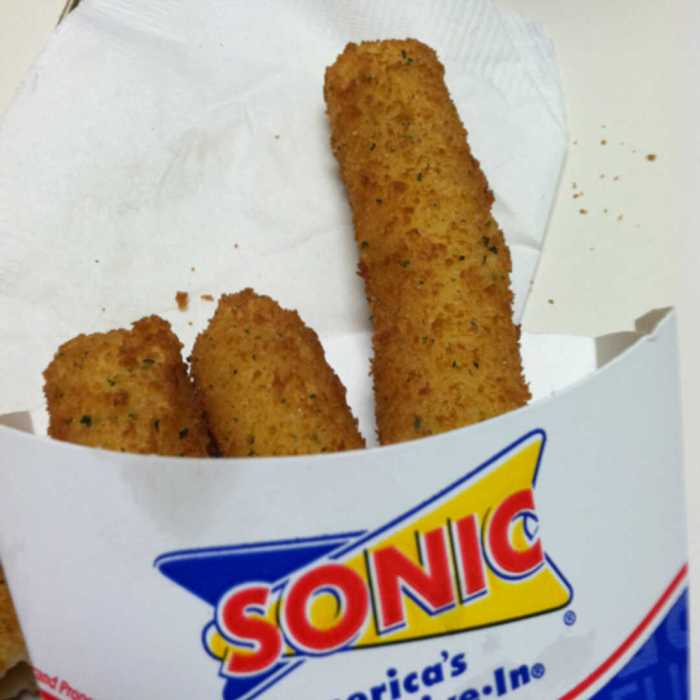 Sonic cheese sticks nutrition