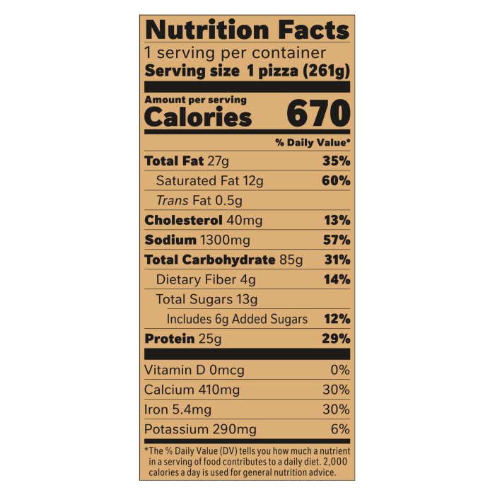 Digiorno Cheese Pizza Nutrition A Comprehensive Guide