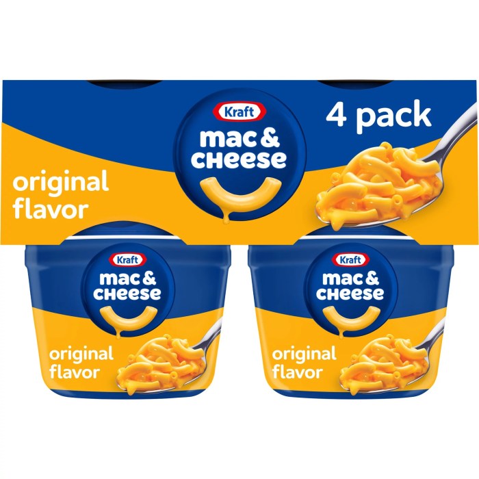 Kraft cheese triple cup macaroni dinner grams mac nutrition brand