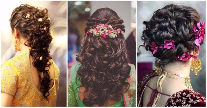 Wedding hairstyles for curly hair