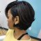 Real Hair Black Layered Bob Hairstyles