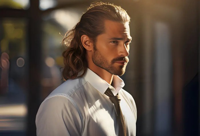 Hairstyles for men with long hair