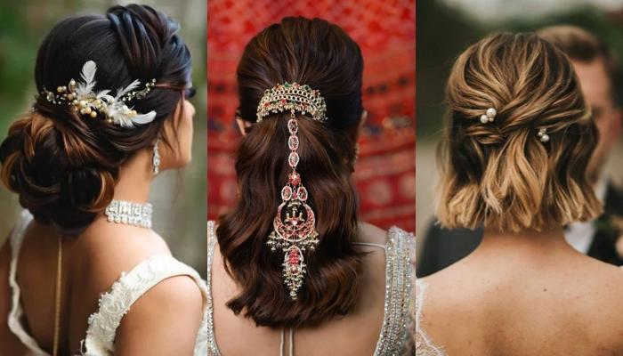 Wedding hairstyles for short hair