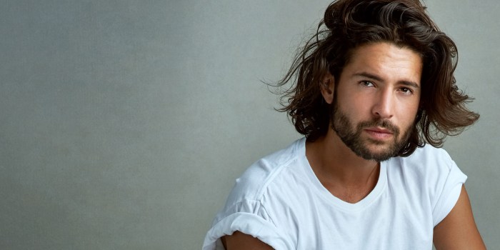 Hairstyles for long men's hair