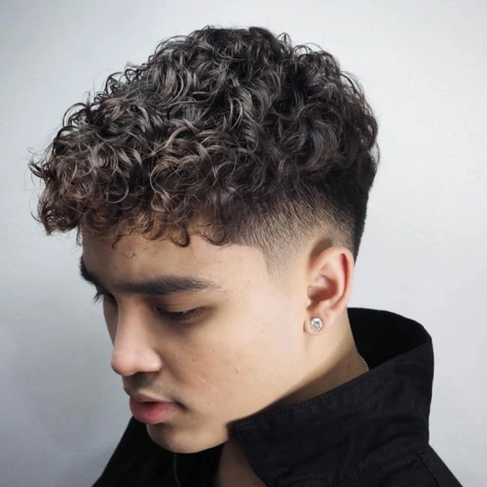 Hairstyles for males with curly hair