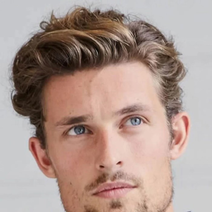 Short male hairstyles for curly hair