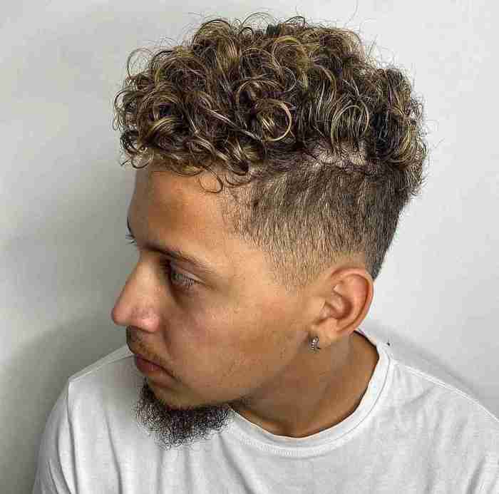 Hairstyles for curly hair men